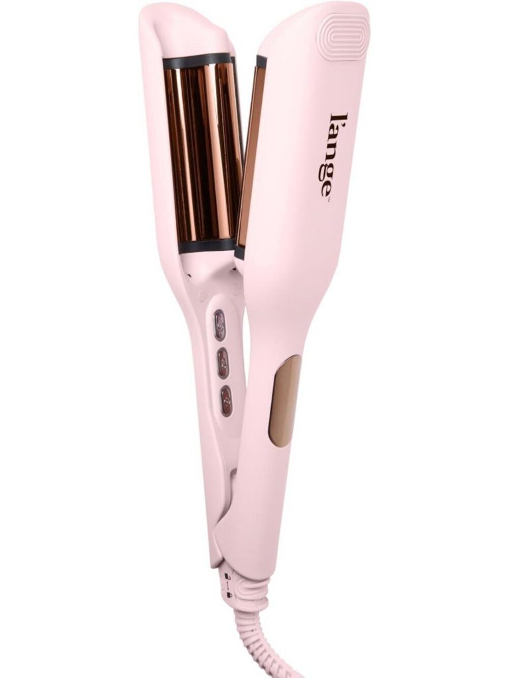 1-Inch Titanium Deep Wave Hair Crimper | 3 Barrel Waver for Effortless Beach